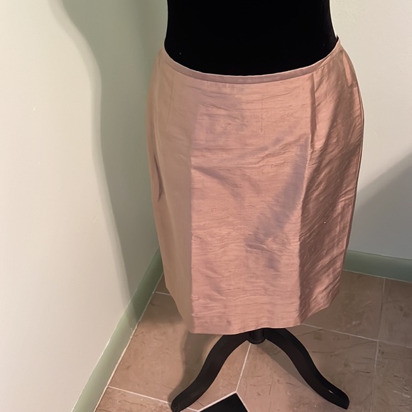 Lafayette 148 3pc gold skirt suit - Picture 4 of 8